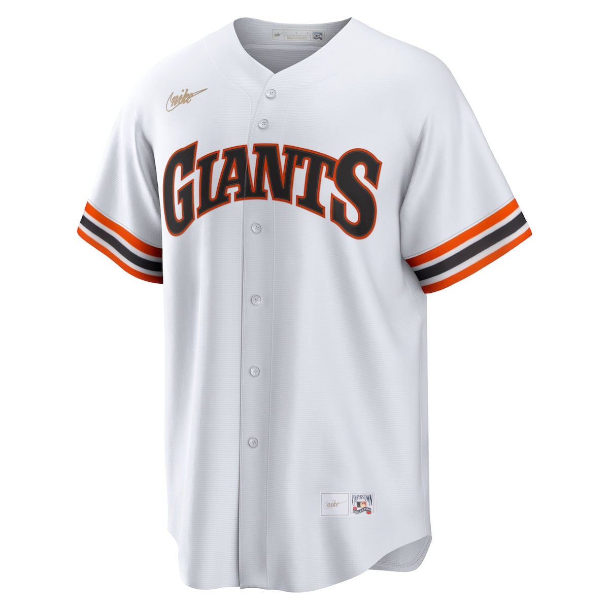 Men's Nike Giants Home Cooperstown Team Jersey - White