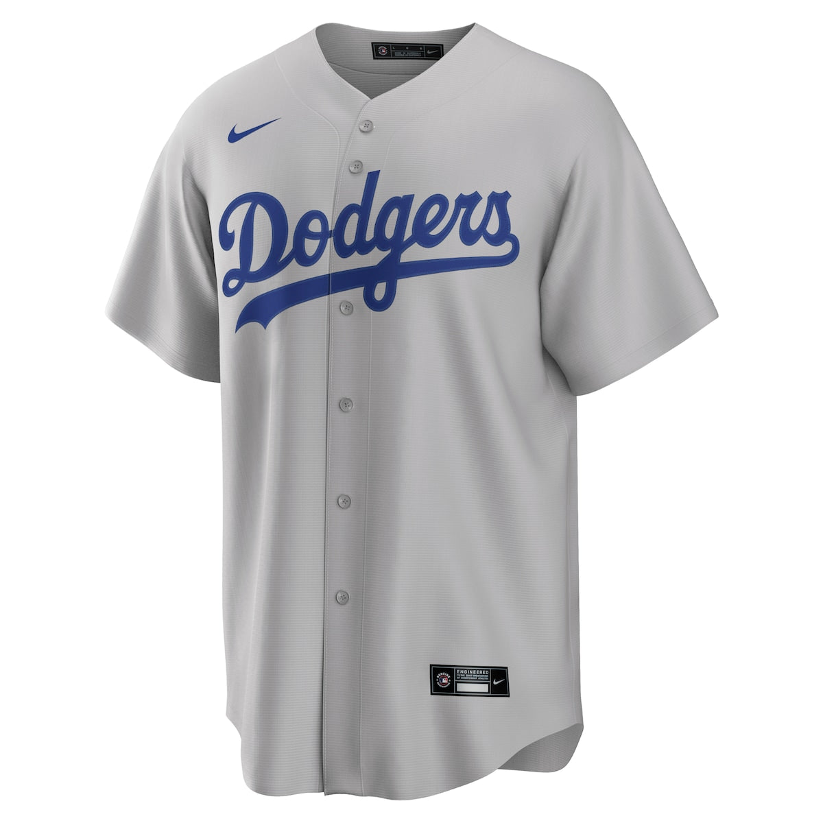 Men's Nike Dodgers Replica Team Jersey - Grey