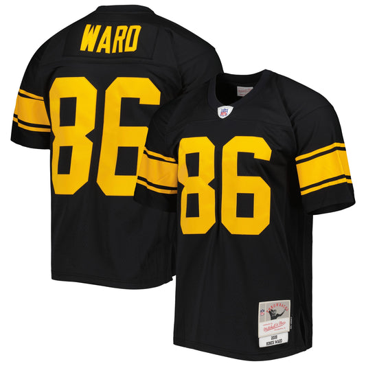 Hines Ward Pittsburgh Steelers Mitchell & Ness Alternate 2008 Legacy Replica Jersey - Black