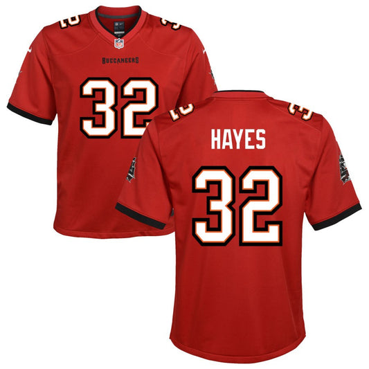 Josh Hayes Nike Tampa Bay Buccaneers Youth Game Jersey - Red
