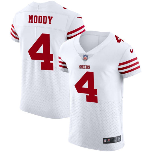 Jake Moody San Francisco 49ers Nike Vapor Elite Jersey - White