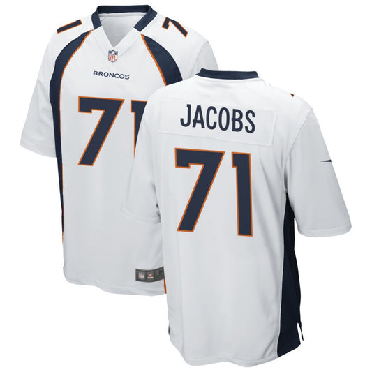 Demontrey Jacobs Denver Broncos Nike Game Jersey - White