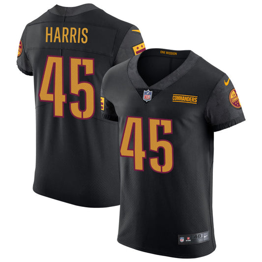 De'Jon Harris Washington Commanders Nike Vapor Untouchable Elite Alternate Jersey - Black