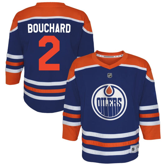 Evan Bouchard  Edmonton Oilers Outerstuff Toddler Home Replica Jersey - Royal