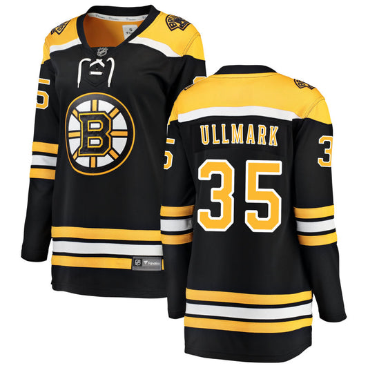 Linus Ullmark Boston Bruins Fanatics Branded Women's Home Breakaway Jersey - Black