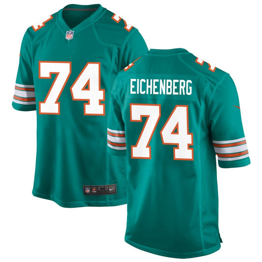 Liam Eichenberg Miami Dolphins Nike Alternate Game Jersey - Aqua