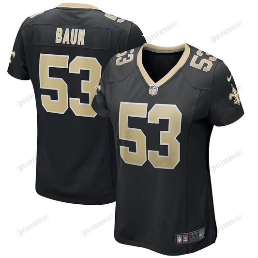 Zack Baun 53 New Orleans Saints Women's Game Jersey - Black