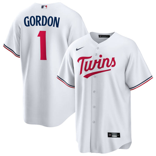 Nick Gordon Minnesota Twins Nike Youth Home Replica Jersey - White