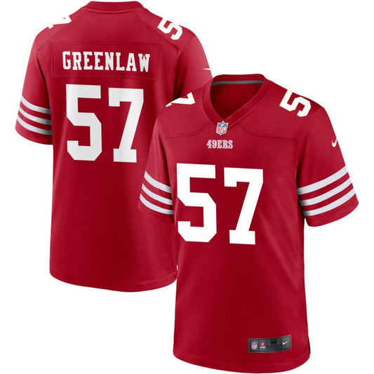 Dre Greenlaw San Francisco 49ers Nike Jersey - Scarlet
