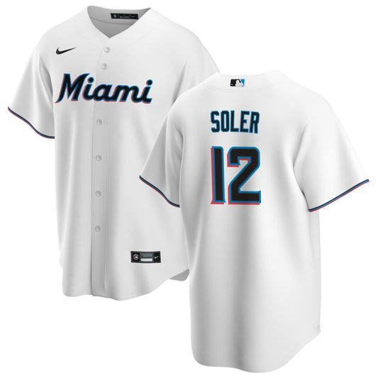 Jorge Soler Miami Marlins Nike Home Replica Jersey - White