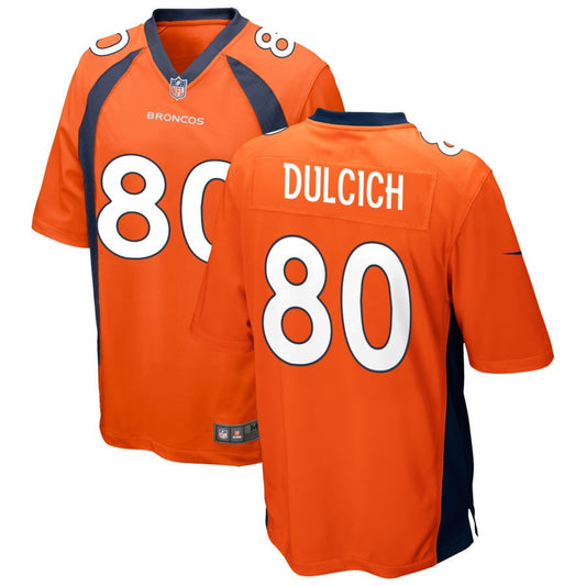 Greg Dulcich Denver Broncos Nike Game Jersey - Orange