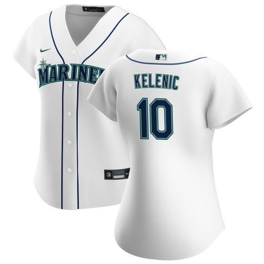 Jarred Kelenic Seattle Mariners Nike Women's Home Replica Jersey - White