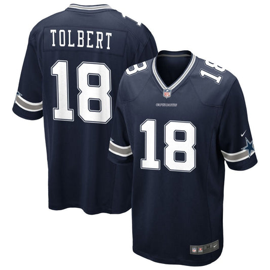 Jalen Tolbert Dallas Cowboys Nike Game Jersey - Navy