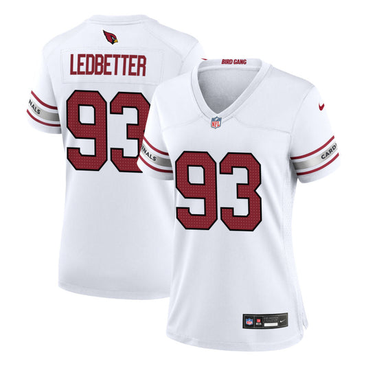 Jonathan Ledbetter Arizona Cardinals Nike Women's Game Jersey - White