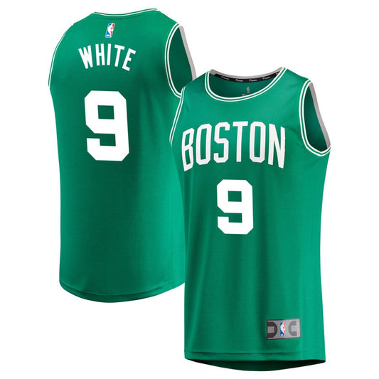 Derrick White   Fanatics Branded Youth Fast Break Jersey - Green - Icon Edition