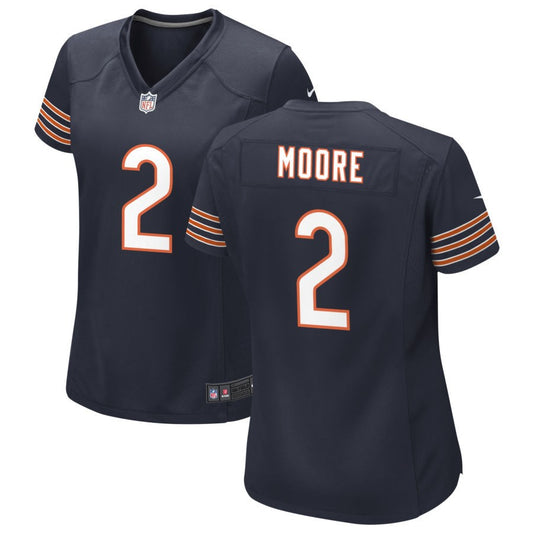 DJ Moore Chicago Bears Nike Women's Game Jersey - Navy