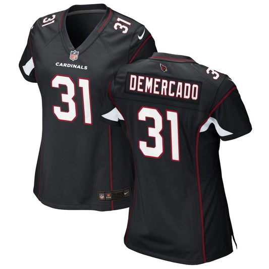 Emari Demercado Arizona Cardinals Nike Women's Alternate Game Jersey - Black