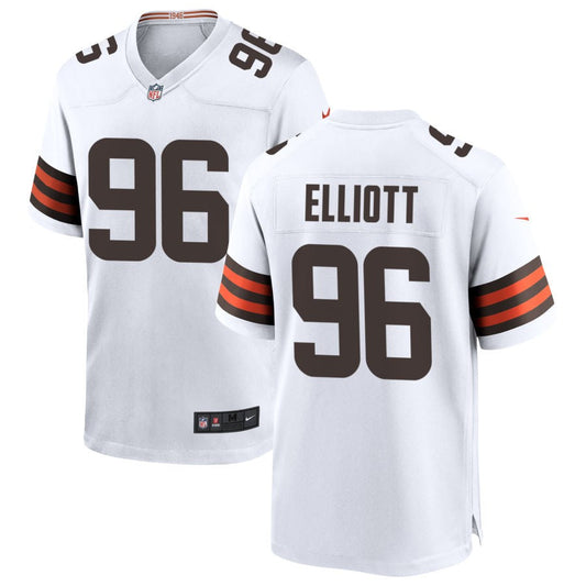 Jordan Elliott Cleveland Browns Nike Game Jersey - White