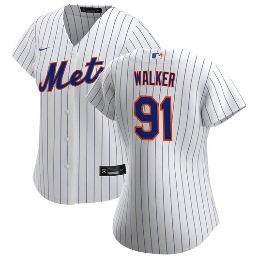 Josh Walker New York Mets Nike Women's Home Replica Jersey - White