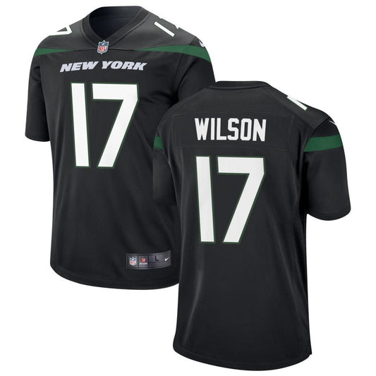 Garrett Wilson New York Jets Nike Alternate Game Jersey - Stealth Black