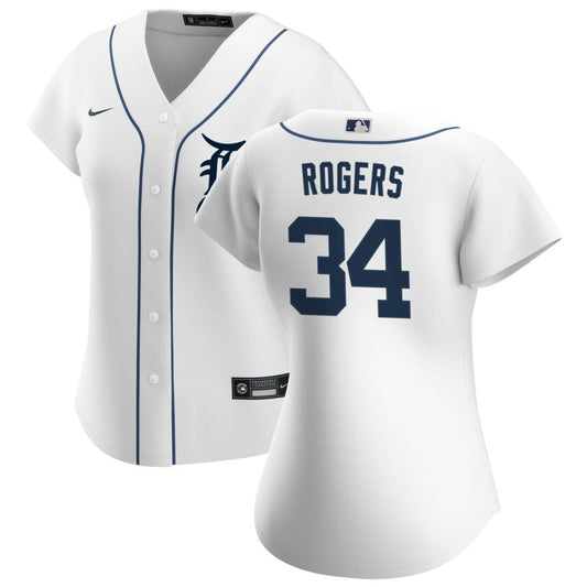 Jake Rogers Detroit Tigers Nike Women's Home Replica Jersey - White