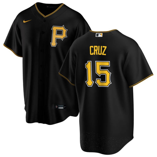 Oneil Cruz Pittsburgh Pirates Nike Alternate Replica Jersey - Black