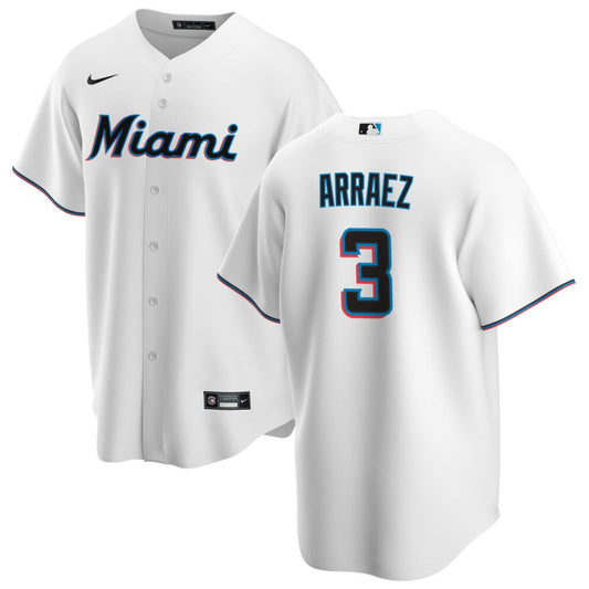 Luis Arraez Miami Marlins Nike Home Replica Jersey - White