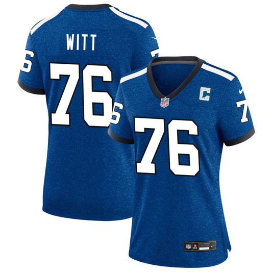 Jake Witt Indianapolis Colts Nike Women's Indiana Nights Alternate Game Jersey - Royal