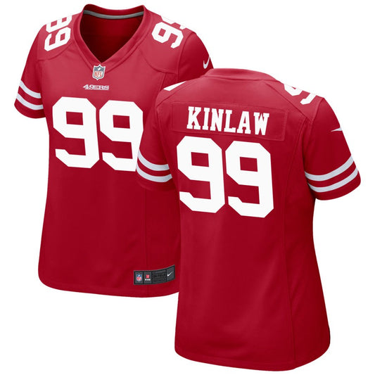 Javon Kinlaw San Francisco 49ers Nike Women's Game Jersey - Scarlet