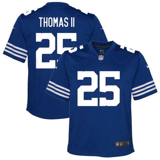 Rodney Thomas II Indianapolis Colts Nike Youth Alternate Game Jersey - Royal