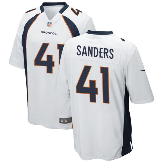 Drew Sanders Denver Broncos Nike Game Jersey - White