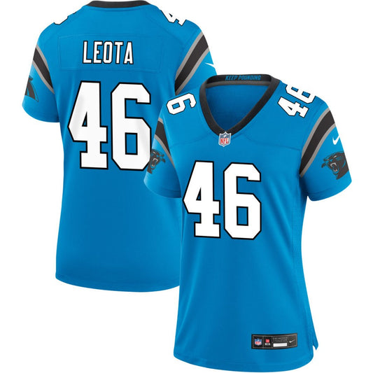 Eku Leota  Carolina Panthers Nike Women's Alternate Game Jersey - Blue