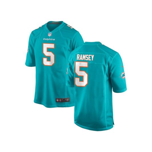 Jalen Ramsey Miami Dolphins Nike Youth Game Jersey - Aqua