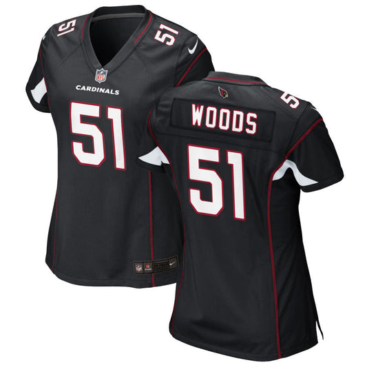 Josh Woods Arizona Cardinals Nike Women's Alternate Game Jersey - Black