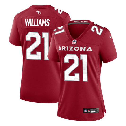 Garrett Williams Arizona Cardinals Nike Women's Game Jersey - Cardinal
