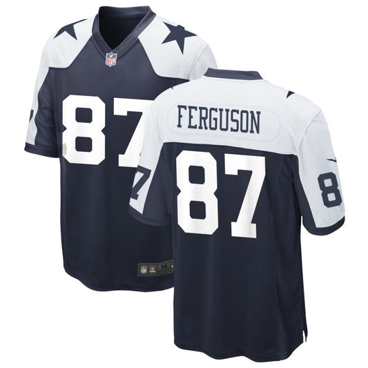 Jake Ferguson Dallas Cowboys Nike Alternate Game Jersey - Navy