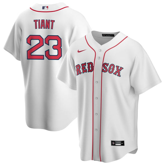 Luis Tiant Boston Red Sox Nike Home RetiredReplica Jersey - White