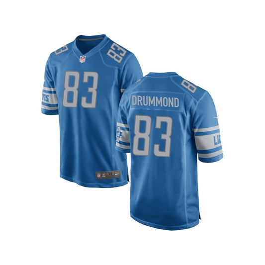 Dylan Drummond Detroit Lions Nike Youth Team Color Game Jersey - Blue