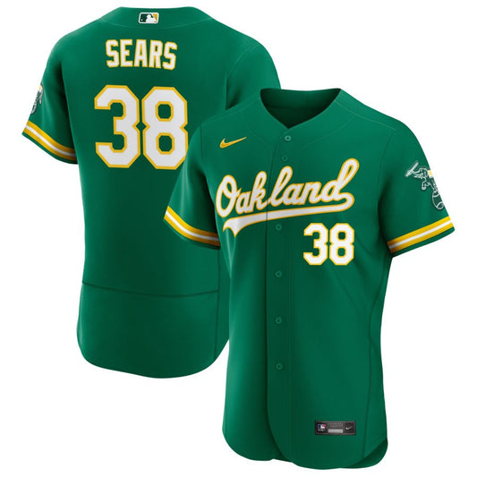 JP Sears Oakland Athletics Nike Alternate Authentic Jersey - Kelly Green
