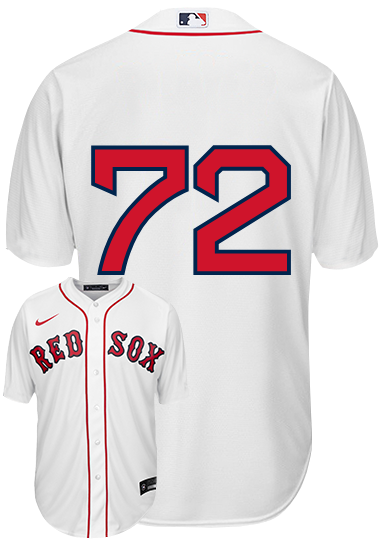 Garrett Whitlock Youth No Name Jersey - Boston Red Sox Replica Number Only Kids Home Jersey
