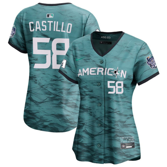 Luis Castillo  American League Nike Women's 2023 MLB All-Star Game Pick-A-Player Limited Jersey - Teal