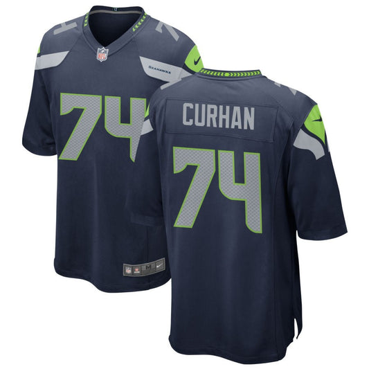 Jake Curhan Seattle Seahawks Nike Game Jersey - College Navy