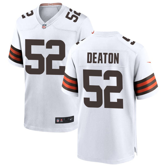 Dawson Deaton Cleveland Browns Nike Game Jersey - White
