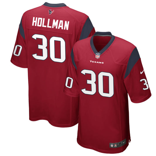 Ka'dar Hollman Houston Texans Nike Alternate Game Jersey - Red