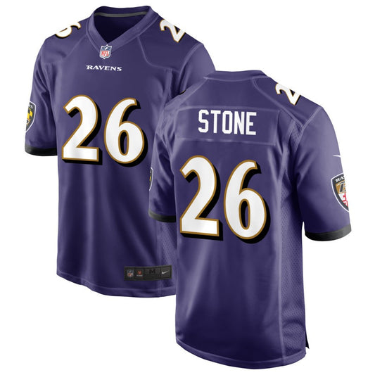 Geno Stone Baltimore Ravens Nike Game Jersey - White