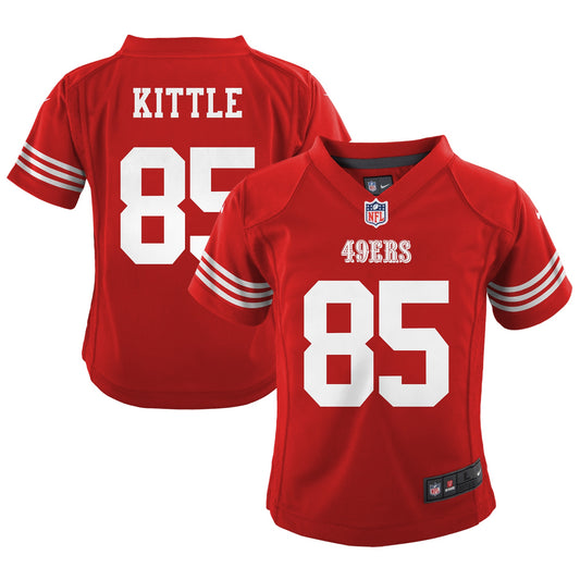 George Kittle San Francisco 49ers Nike Preschool Game Jersey - Scarlet