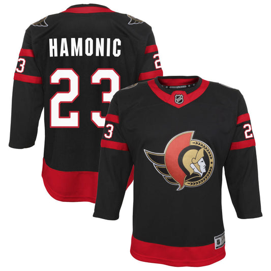 Travis Hamonic Ottawa Senators Youth Home Premier Jersey - Black