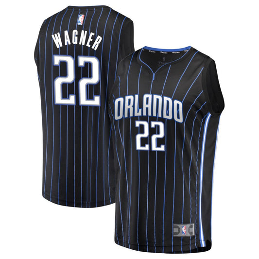 Franz Wagner Orlando Magic Fanatics Branded Fast Break Jersey - Black - Icon Edition