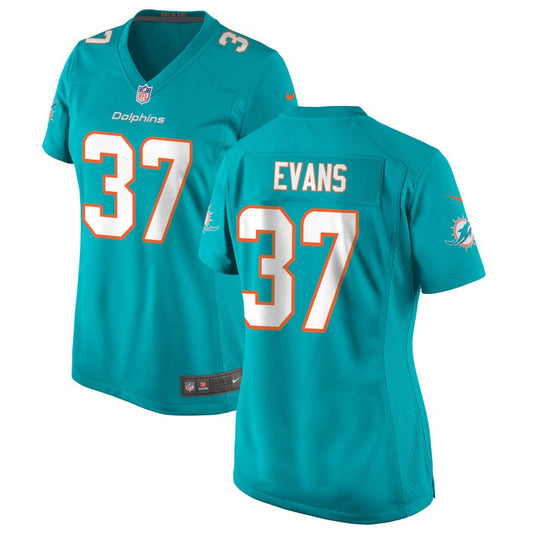 Darrynton Evans Miami Dolphins Nike Women's Game Jersey - Aqua