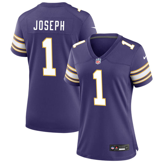 Greg Joseph Minnesota Vikings Nike Women's Classic Game Jersey - Purple
